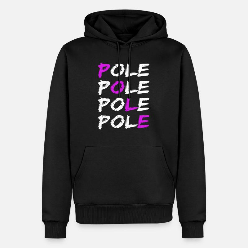 Pole Dance - Sweat à capuche Premium bio Homme - noir