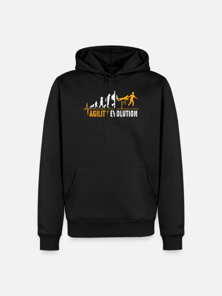 Agility birth - Men’s Premium Organic Hoodie - black