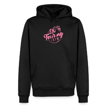 Ski Touren Skitour Skitourengehen Mama Wintersport - Männer Premium Bio Hoodie - Schwarz - Vorne - Nico (187cm)