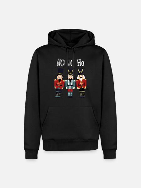Nussknacker Weihnachten Christmas Figuren Geschenk - Männer Premium Bio Hoodie - Schwarz