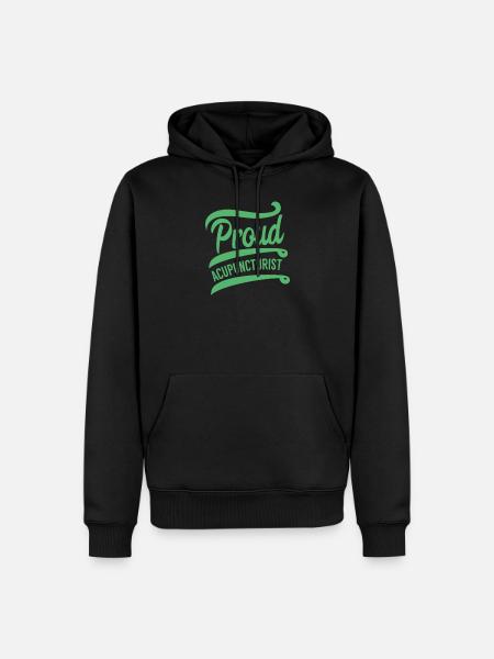Needle practice acupuncture acupuncture profession - Men’s Premium Organic Hoodie - black