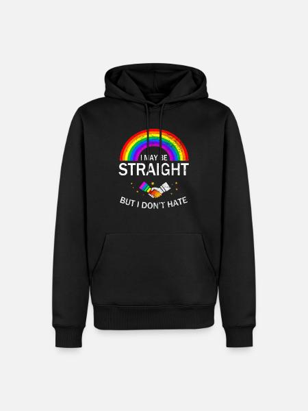 Gay Pride Gift - Mannen Premium Bio hoodie - zwart