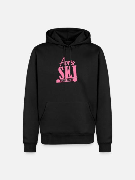 Apres ski teacher - Men’s Premium Organic Hoodie - black