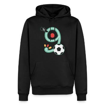 9. Geburtstag Jungs Birthday Geschenk 9 Jahre - Männer Premium Bio Hoodie - Schwarz - Vorne - Nico (187cm)