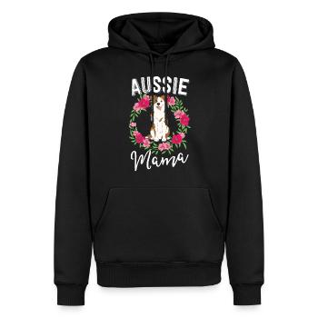 Aussie Mama Berger Australien Cadeau Amoureux Des Chiens - Sweat à capuche Premium bio Homme - noir - Devant - Nico (187cm)