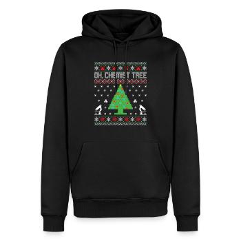 OH CHEMIST TREE Nerd Idée cadeau Geek Noël - Sweat à capuche Premium bio Homme - noir - Devant - Nico (187cm)