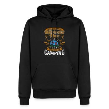 Ruhestand lustige Liebe Plan Camping RV Reisegeschenk - Männer Premium Bio Hoodie - Schwarz - Vorne - Nico (187cm)