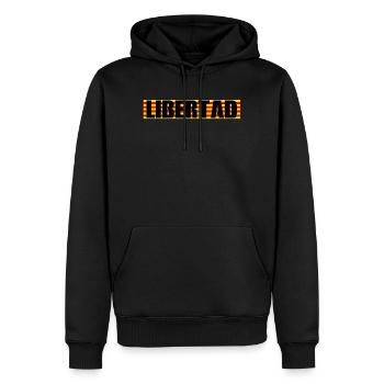 Libertad Catalonia - Men’s Premium Organic Hoodie - black - Front - Nico (187cm)