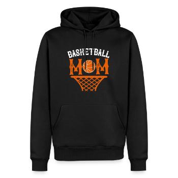 Basketball Mom - Männer Premium Bio Hoodie - Schwarz - Vorne - Nico (187cm)