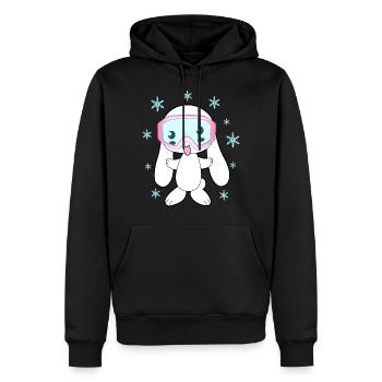 Ski Bunny Ski Ski Ski Apres Ski - Sweat à capuche Premium bio Homme - noir - Devant - Nico (187cm)