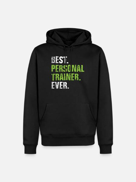 Personal Trainer - Männer Premium Bio Hoodie - Schwarz