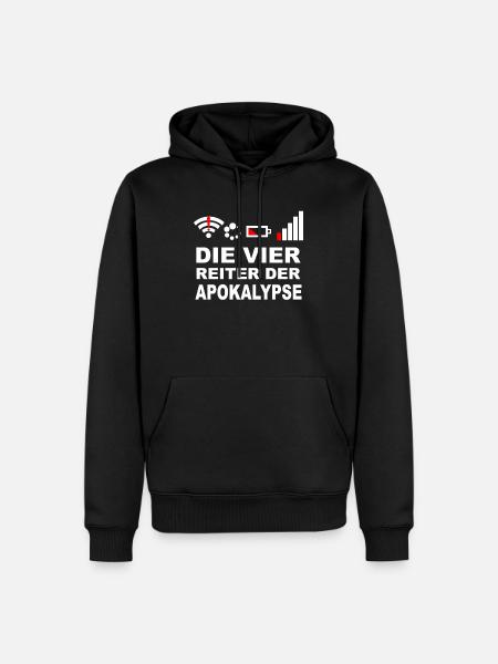 Reiter der APOKALYPSE - Männer Premium Bio Hoodie - Schwarz