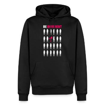 Karate Girl Kampfkunst Kampfsport Mädchen Geschenk - Männer Premium Bio Hoodie - Schwarz - Vorne - Nico (187cm)