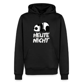 Not Panda today - Men’s Premium Organic Hoodie - black - Front - Nico (187cm)