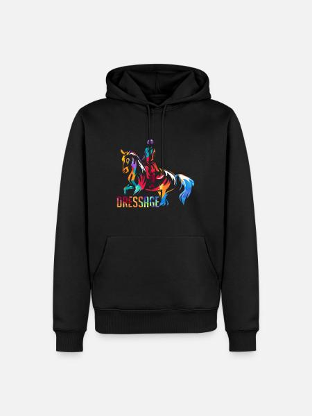 Dressage Equestrian gift - Men’s Premium Organic Hoodie - black