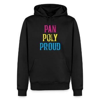 Frau Mann Party Feier Geburtstag Geschenk - Männer Premium Bio Hoodie - Schwarz - Vorne - Nico (187cm)