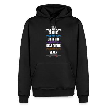 Judo Jiu Jitsu Geburtstag Weihnachten Geschenk - Männer Premium Bio Hoodie - Schwarz - Vorne - Nico (187cm)
