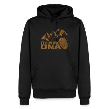 Rockclimbing - Men’s Premium Organic Hoodie - black - Front - Nico (187cm)