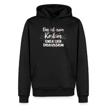 Karneval Fasching - Männer Premium Bio Hoodie - Schwarz - Vorne - Nico (187cm)