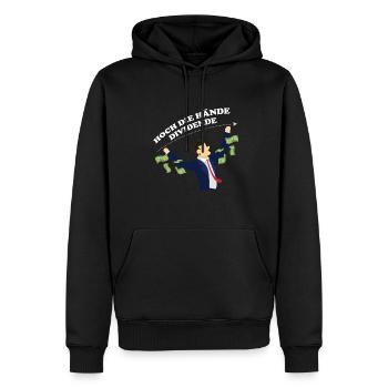 Hoch Die Hände Dividende Aktien Finanzen Geschenk - Männer Premium Bio Hoodie - Schwarz - Vorne - Nico (187cm)