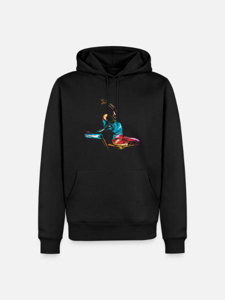 Pilates Exercise - Men’s Premium Organic Hoodie - black