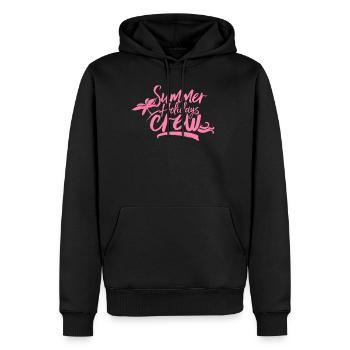 Sommerferien Reise Sommerurlaub Trip - Männer Premium Bio Hoodie - Schwarz - Vorne - Nico (187cm)