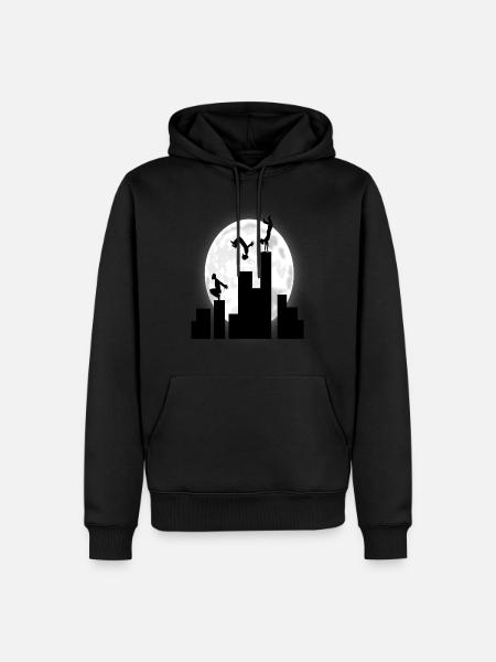 Parkour - Men’s Premium Organic Hoodie - black