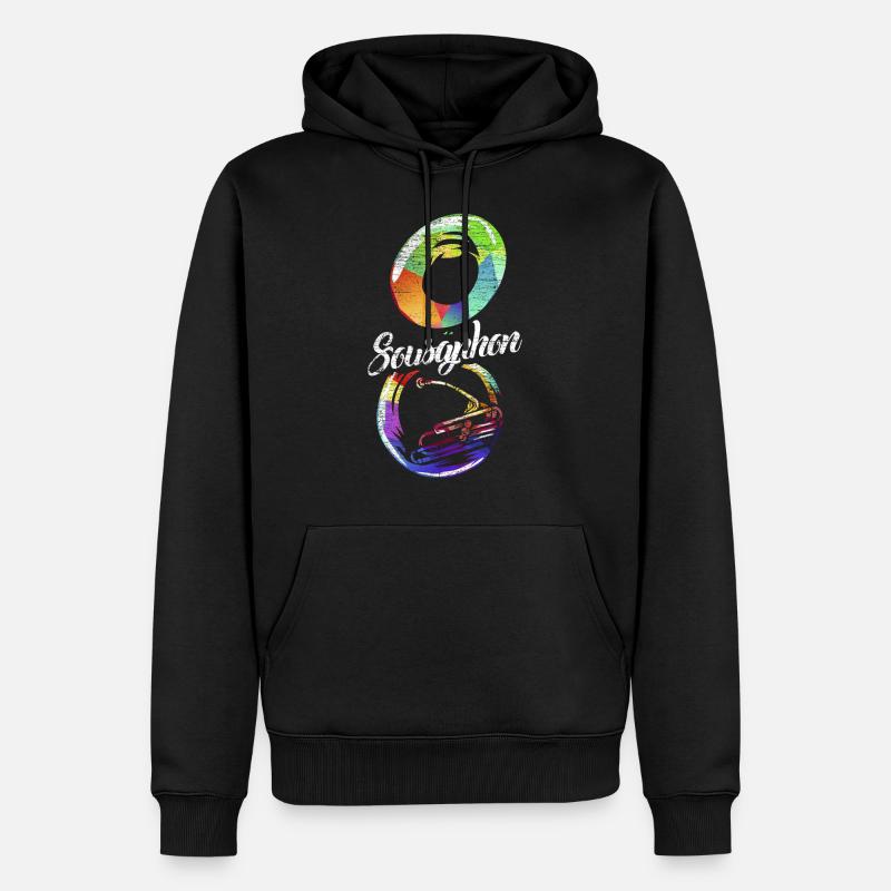 Sousaphon Geschenk - Männer Premium Bio Hoodie - Schwarz