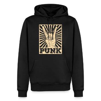 Punk Musik Anarchie Punkrock Band Konzert Geschenk - Männer Premium Bio Hoodie - Schwarz - Vorne - Nico (187cm)