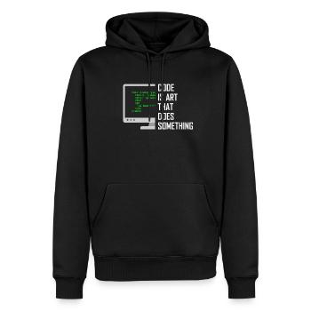 Informatiker Informatik Programmierer Geschenk - Männer Premium Bio Hoodie - Schwarz - Vorne - Nico (187cm)