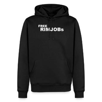 Rimojb Funny Sayings Sex Porn - Sweat à capuche Premium bio Homme - noir - Devant - Nico (187cm)