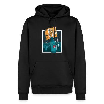 Beer Revolution Bier Aufstand Saufen Party Feiern - Männer Premium Bio Hoodie - Schwarz - Vorne - Nico (187cm)
