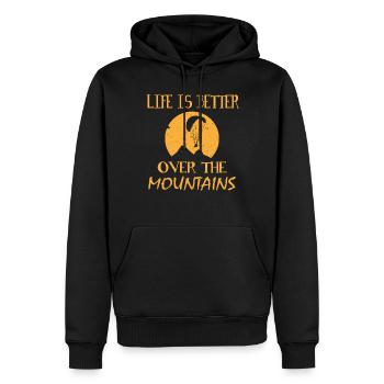 Paragliding Gleitschirmfliegen Gleitschirm Spruch - Männer Premium Bio Hoodie - Schwarz - Vorne - Nico (187cm)