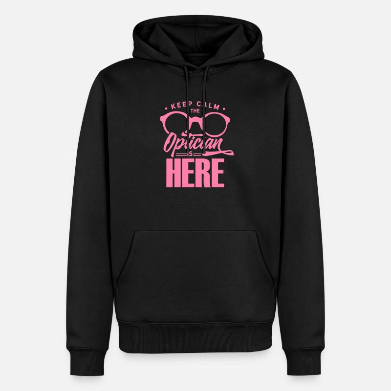 Augenoptiker Optikerin Optiker Optik Beruf Team - Männer Premium Bio Hoodie - Schwarz