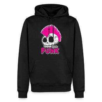 Punk rock musique punk rocker punks punk cadeau - Sweat à capuche Premium bio Homme - noir - Devant - Nico (187cm)
