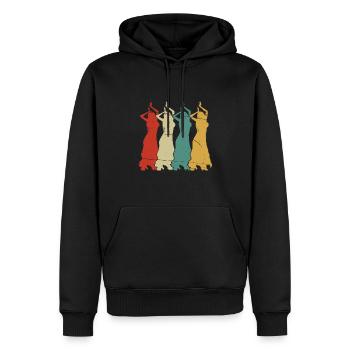 Belly dance is an art - Men’s Premium Organic Hoodie - black - Front - Nico (187cm)
