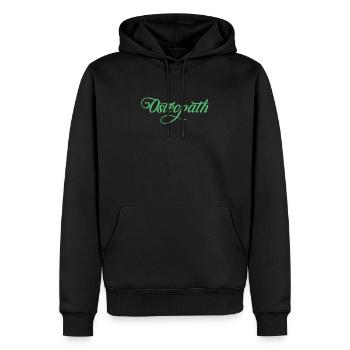 Team Osteopathie Osteopathin Osteopath Praxis - Männer Premium Bio Hoodie - Schwarz - Vorne - Nico (187cm)