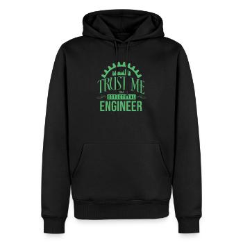 Building structural engineer structural engineer structural engineering - Men’s Premium Organic Hoodie - black - Front - Nico (187cm)