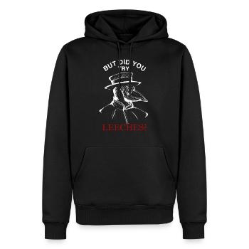 Pestarzt Pest Médecin Sangsues Morte Noire - Sweat à capuche Premium bio Homme - noir - Devant - Nico (187cm)
