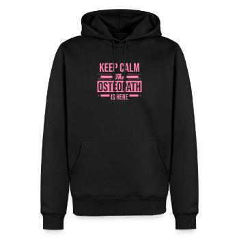 Osteopath Osteopathie - Männer Premium Bio Hoodie - Schwarz - Vorne - Nico (187cm)