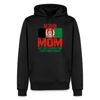 Afghanistan Moms Afghan Drapeau T-shirt de la Fête des Mères - Sweat à capuche Premium bio Homme - noir - Devant - Nico (187cm)