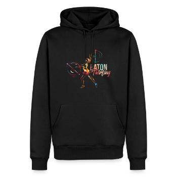 Baton Twirling - Männer Premium Bio Hoodie - Schwarz - Vorne - Nico (187cm)