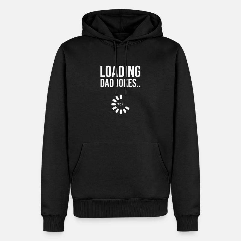 Charge papa Joke - Sweat à capuche Premium bio Homme - noir