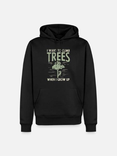 Baumpfleger Baumpflege Baumkletterer Geschenk - Männer Premium Bio Hoodie - Schwarz