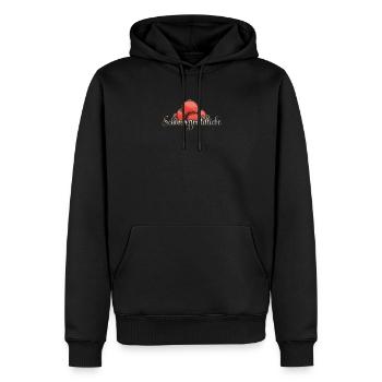 Bollenhut Forêt Noire pour les filles de la Forêt Noire - Sweat à capuche Premium bio Homme - noir - Devant - Nico (187cm)