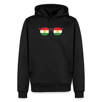 Kurdistan Kurds t shirt cadeau - Sweat à capuche Premium bio Homme - noir - Devant - Nico (187cm)