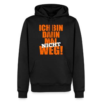 Balkonien Urlaub Zuhause Balkon Corona 2020 - Männer Premium Bio Hoodie - Schwarz - Vorne - Nico (187cm)