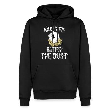 Cubes drôles RPG Stratégie Jeu de société Proverbe - Sweat à capuche Premium bio Homme - noir - Devant - Nico (187cm)