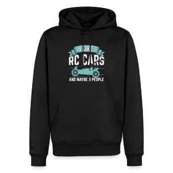 Voiture télécommandée cadeau voiture RC - Sweat à capuche Premium bio Homme - noir - Devant - Nico (187cm)