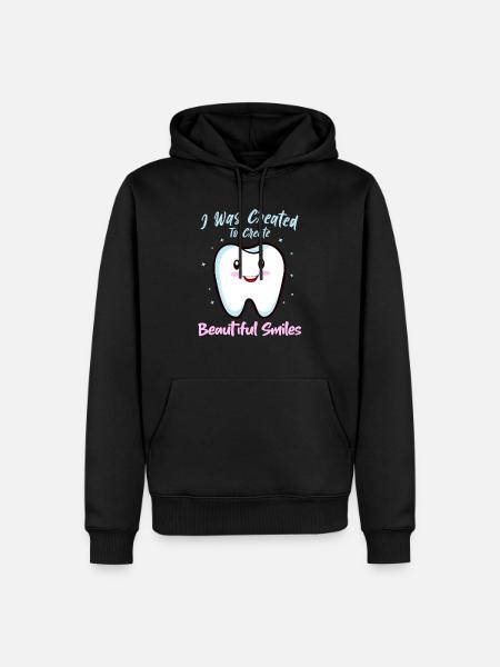 Lustiger Spruch Für Zahnärzte und Kieferorthopäden - Männer Premium Bio Hoodie - Schwarz